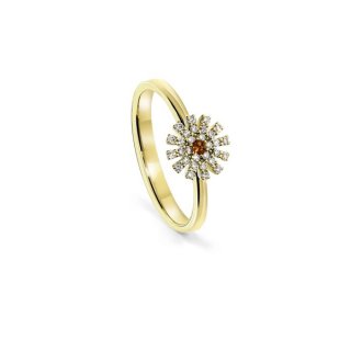 Damiani - Anello Margherita - Oro Giallo - Diamante