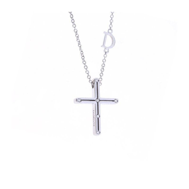 Damiani - Collierino D.Side - Oro Bianco - Diamante