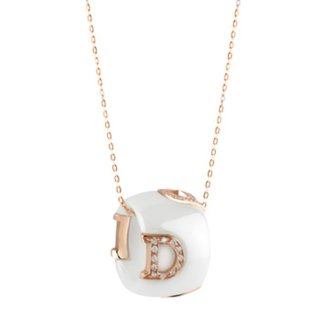 Damiani - Collierino D.Icon - Oro Rosa - Ceramica