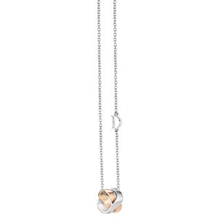 Damiani - Collierino Abbraccio - Oro Bianco/Rosa