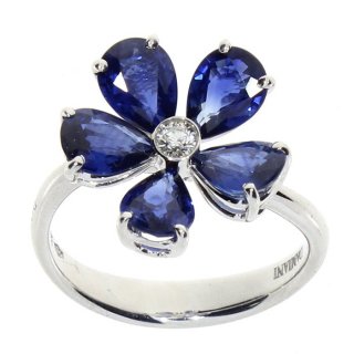 Damiani - Anello Fiorellino - Oro Bianco - Diamante