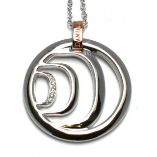 Damiani - Collierino In Oro - Oro Bianco/Rosa