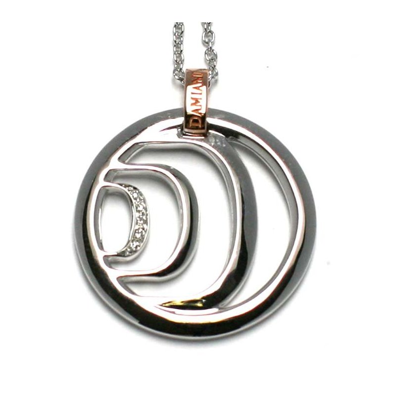 Damiani - Collierino In Oro - Oro Bianco/Rosa