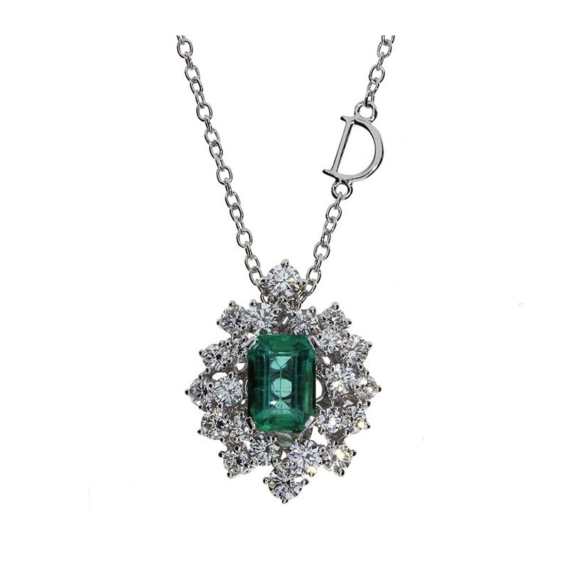 Damiani - Collierino Mimosa - Oro Bianco - Diamante