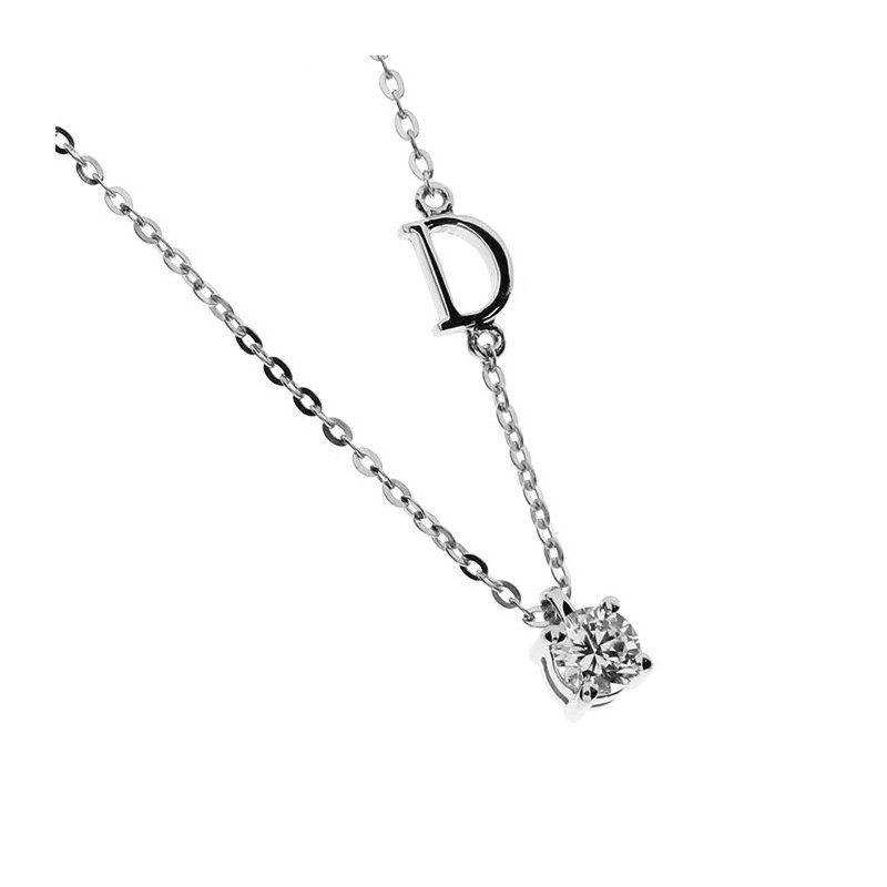 Damiani - Collierino Scelgo Te - Oro Bianco - Diamante