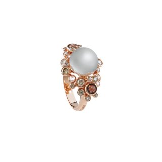 Damiani - Anello Bubbles - Oro Rosa - Diamante