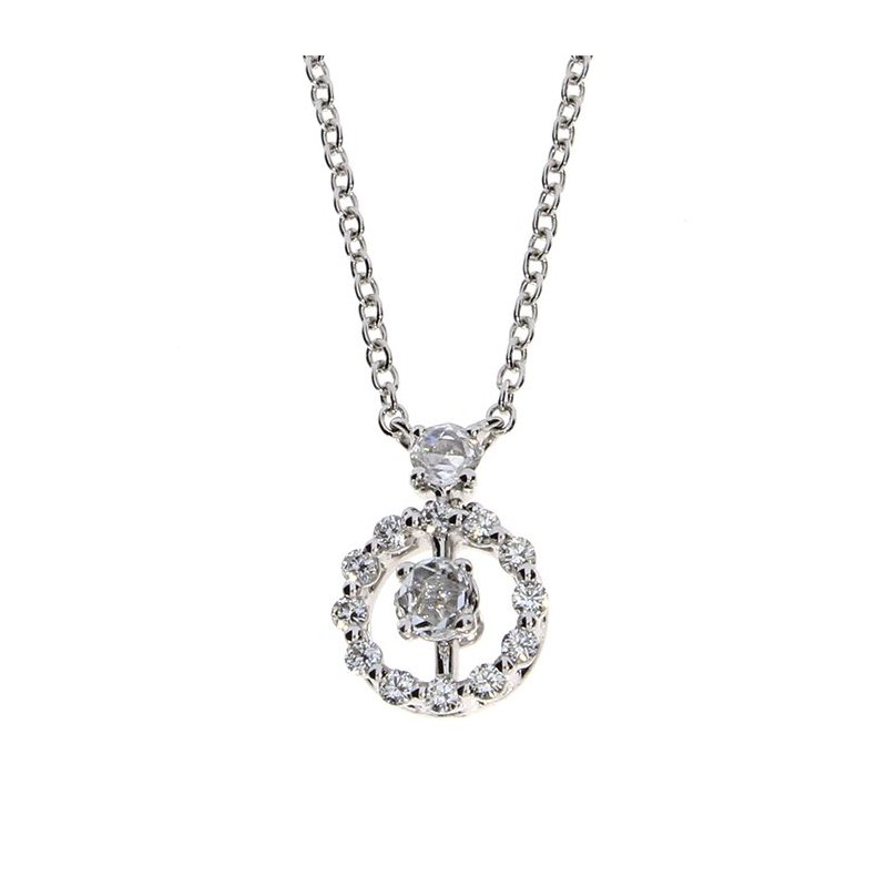 Damiani - Collierino Juliette - Oro Bianco - Diamante