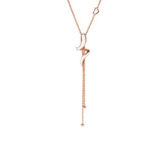 Damiani - Collierino In Oro Rosa - Ceramica