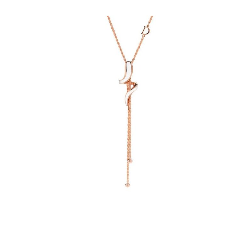 Damiani - Collierino In Oro Rosa - Ceramica