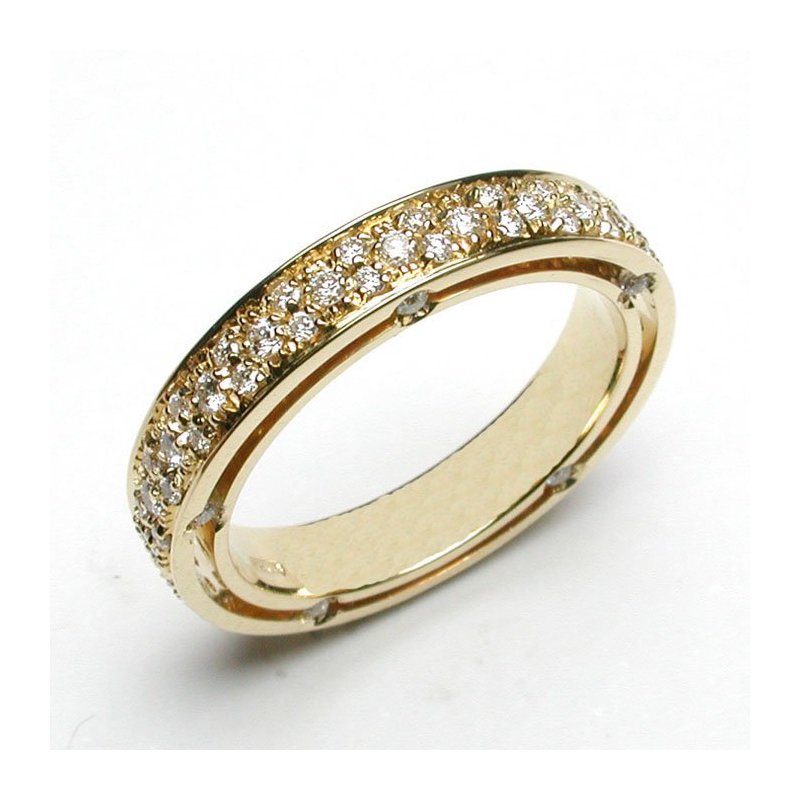 Damiani - Anello D.Side - Oro Giallo - Diamante