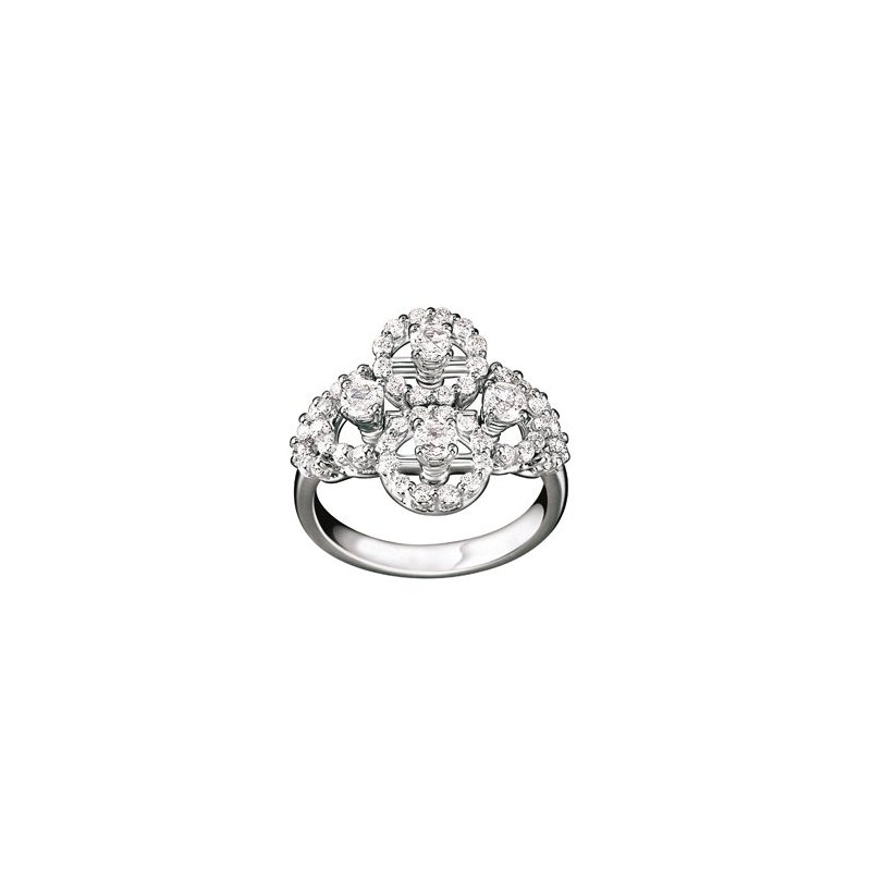 Damiani - Anello Juliette - Oro Bianco - Diamante