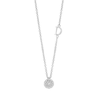Damiani - Collierino Margherita - Oro Bianco - Diamante