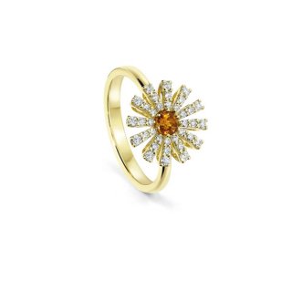 Damiani - Anello Margherita - Oro Giallo - Diamante