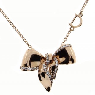 Damiani - Collierino In Oro Rosa - Fiocco