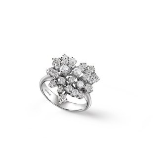 Damiani - Anello Mimosa - Oro Bianco - Diamante