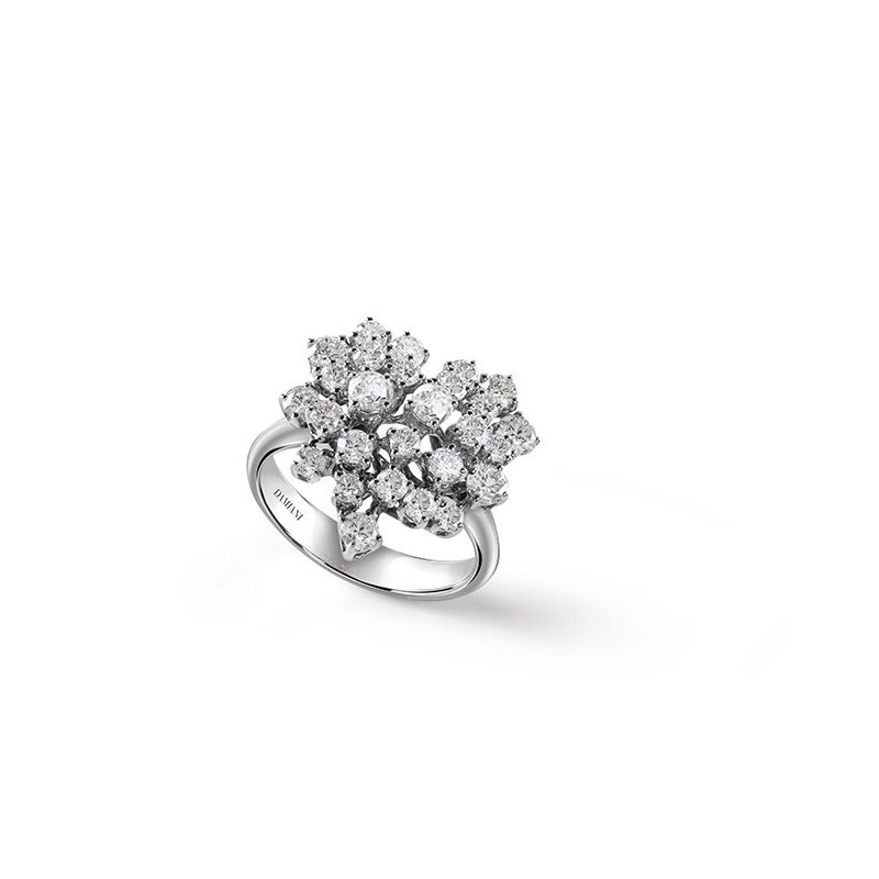 Damiani - Anello Mimosa - Oro Bianco - Diamante