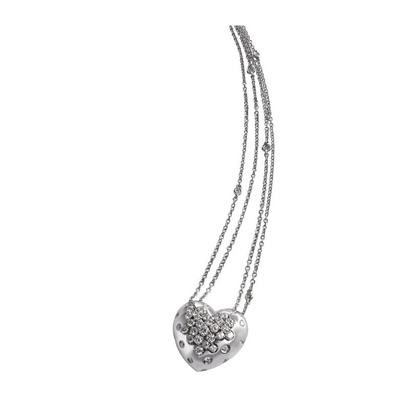 Damiani - Collierino In Oro Bianco - Diamante