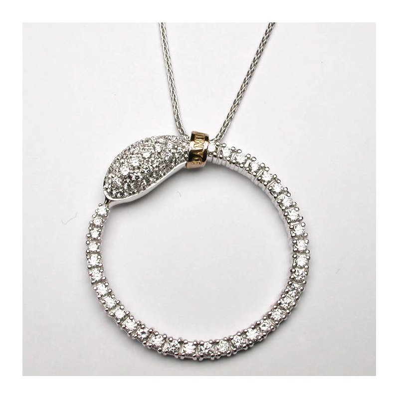 Damiani - Collierino Infinito - Oro Bianco - Diamante