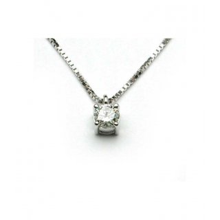 Damiani - Collierino Luce D - Oro Bianco - Diamante