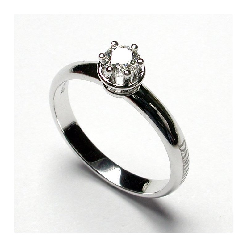 Damiani - Anelli Minou - Oro Bianco - Diamante