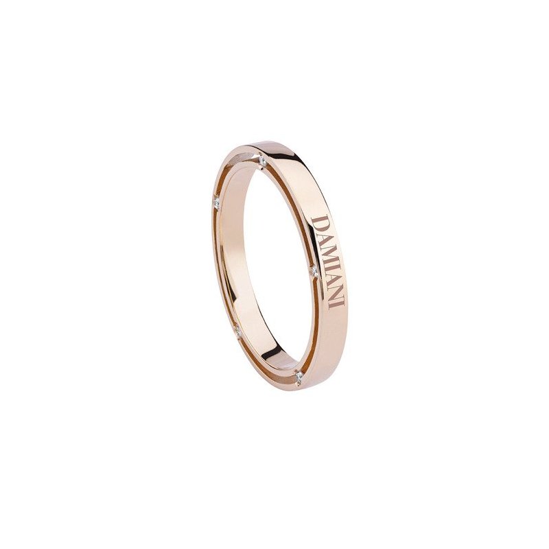 Damiani - Anello D.Side - Oro Rosa - Diamante