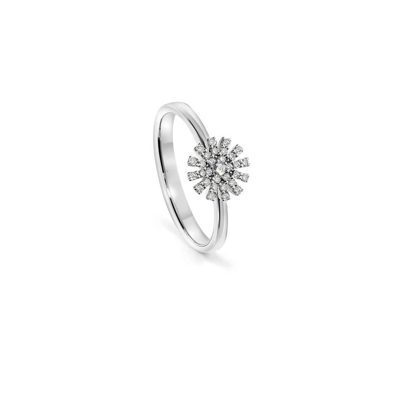 Damiani - Anello Margherita - Oro Bianco - Diamante