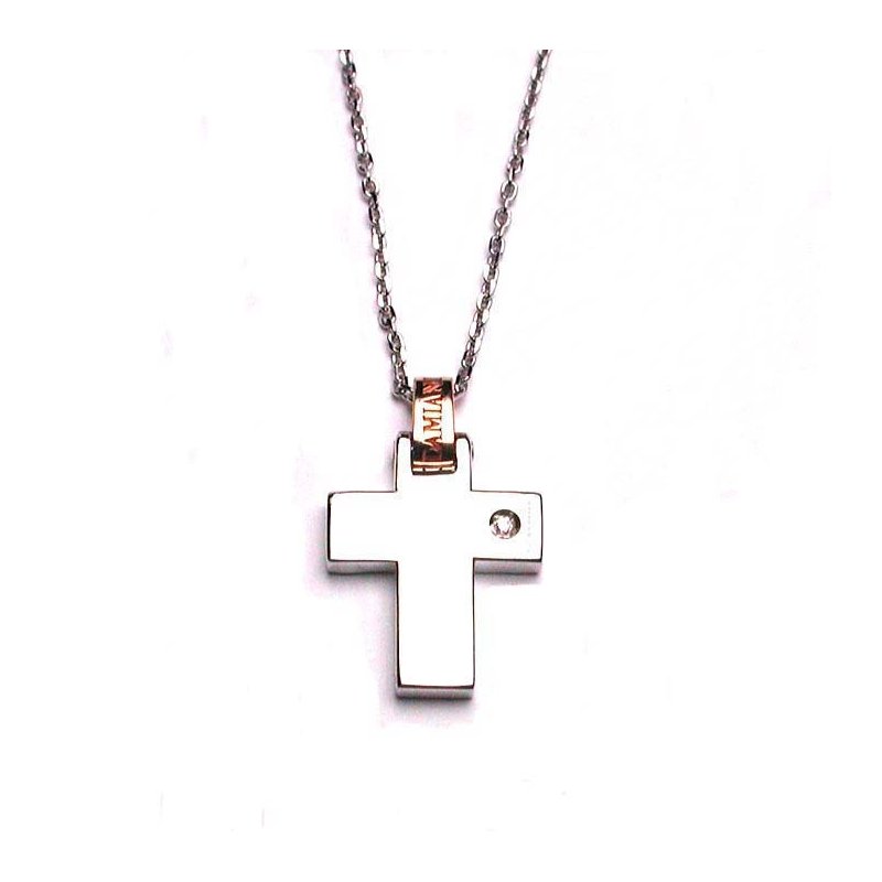 Damiani - Collierino Oro Bianco/Rosa - Diamante