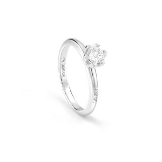 Damiani - Anello Luce New - Oro Bianco - Diamante