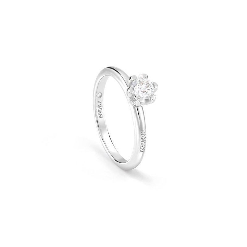 Damiani - Anello Luce New - Oro Bianco - Diamante