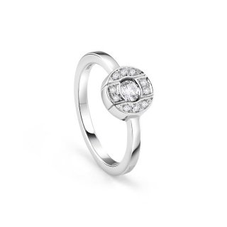 Damiani - Anello Belle Epoque - Oro Bianco - Diamante