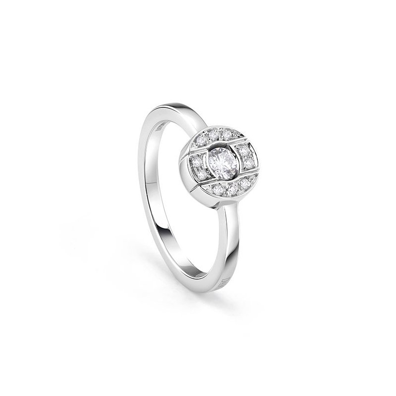 Damiani - Anello Belle Epoque - Oro Bianco - Diamante