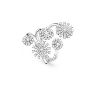 Damiani - Anello Margherita - Oro Bianco - Diamante