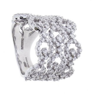Damiani - Anello Juliette - Oro Bianco - Diamante