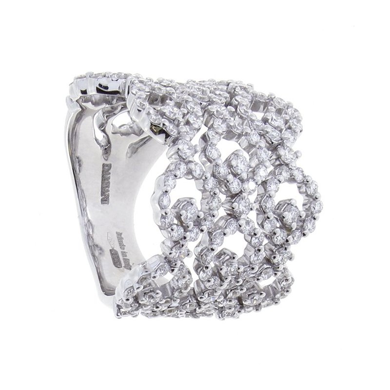 Damiani - Anello Juliette - Oro Bianco - Diamante