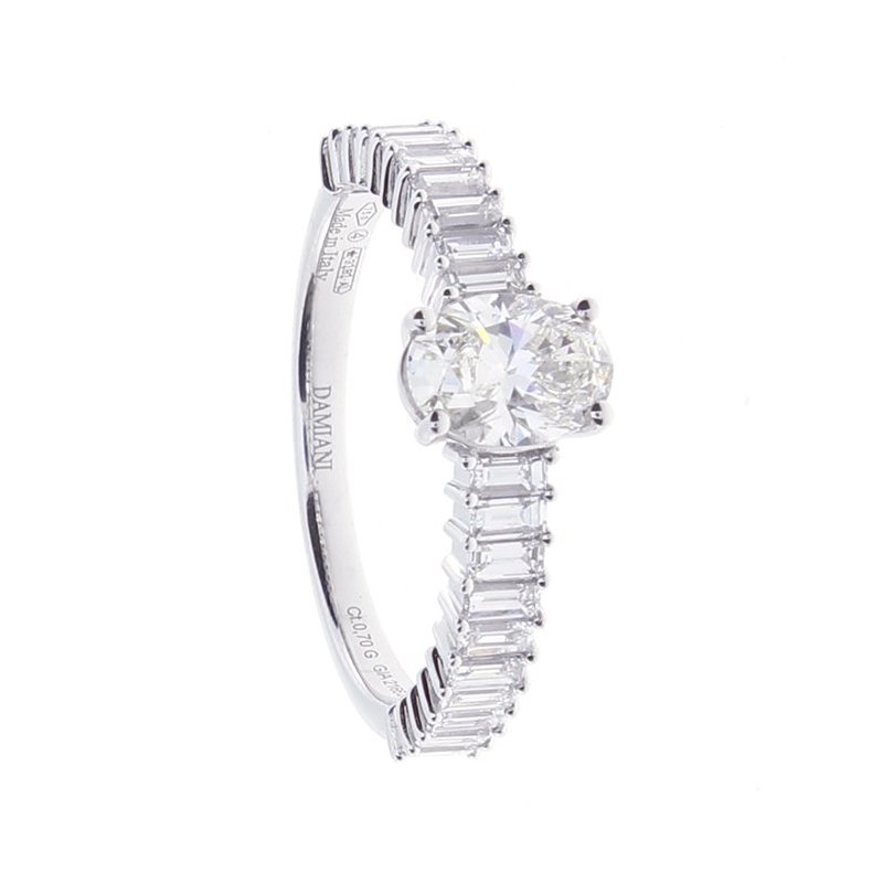 Damiani - Anello In Oro Bianco - Special Classic