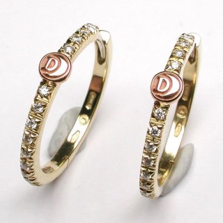 Damiani - Orecchini Freestyle - Oro Giallo - Diamante