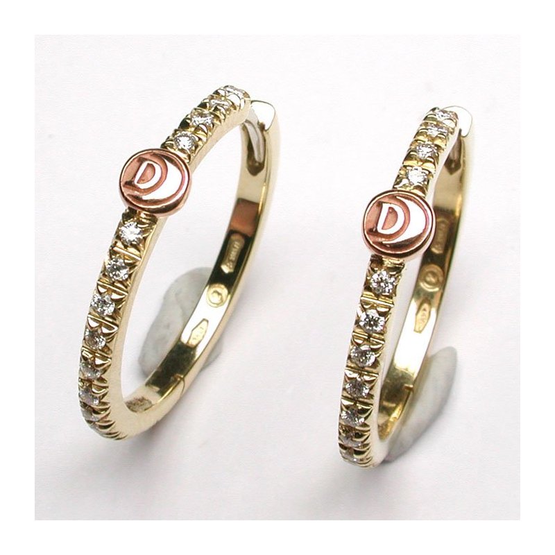Damiani - Orecchini Freestyle - Oro Giallo - Diamante
