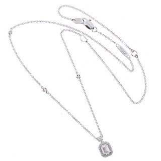 Damiani - Collierino Minou Full Pave' - Oro Bianco - Diamante