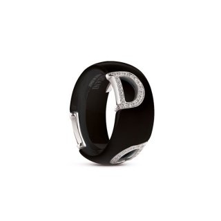 Damiani - Anello D.Icon - Oro Bianco - Ceramica