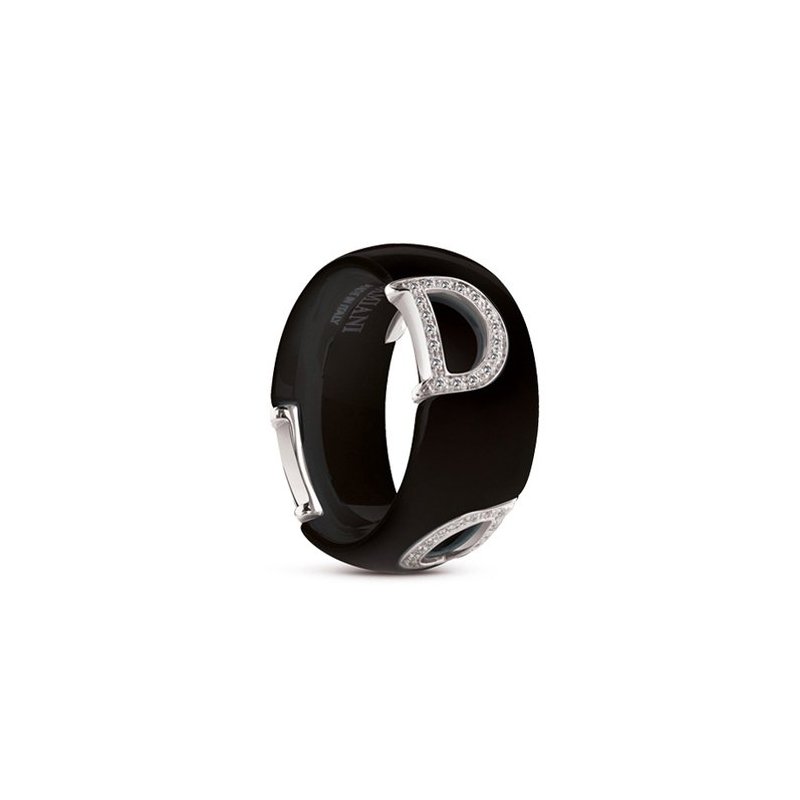 Damiani - Anello D.Icon - Oro Bianco - Ceramica