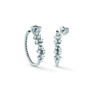 Damiani - Orecchini Mimosa Flexi - Oro Bianco - Diamante