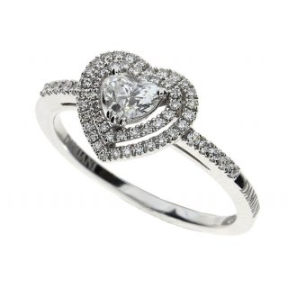 Damiani - Anello Classic - Oro Bianco - Diamante