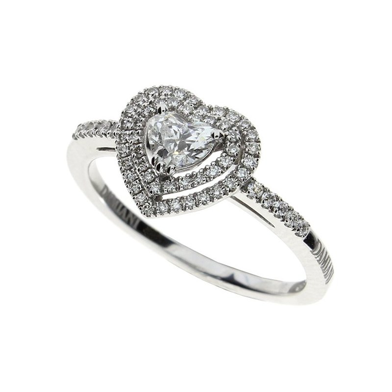 Damiani - Anello Classic - Oro Bianco - Diamante