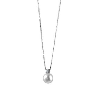 Damiani - Collana In Oro Bianco - Diamante - Le Perle