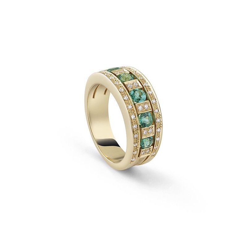 Damiani - Anello Belle Epoque - Oro Giallo - Diamante
