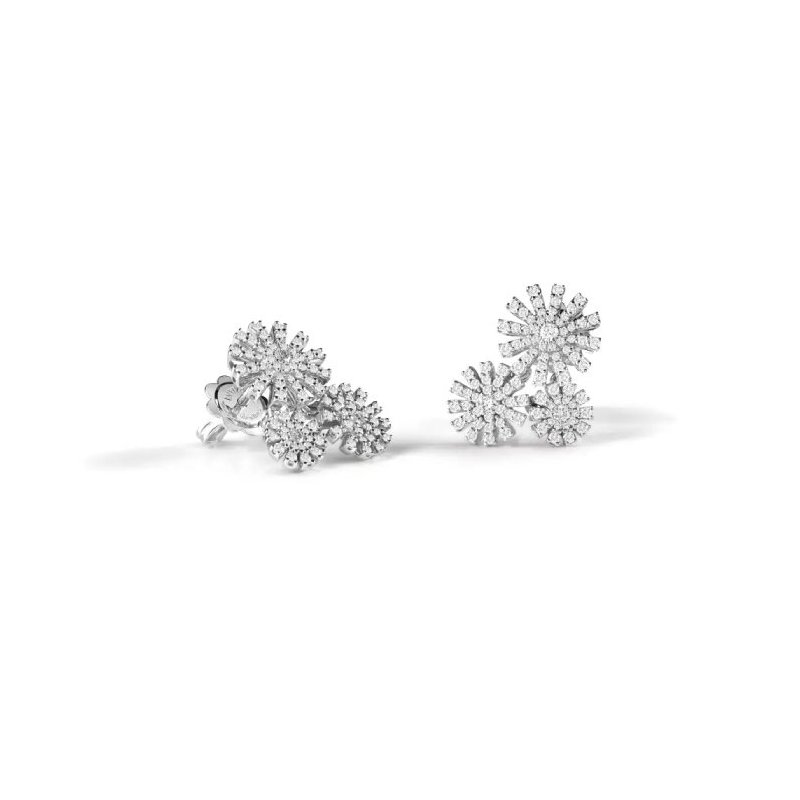 Damiani - Orecchini Margherita - Oro Bianco - Diamante