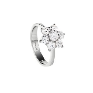 Damiani - Anello Fiorellino D - Oro Bianco - Diamante