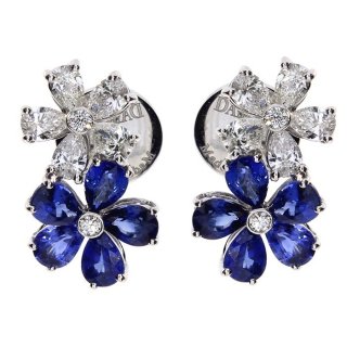 Damiani - Orecchini Fiorellino - Oro Bianco - Diamante