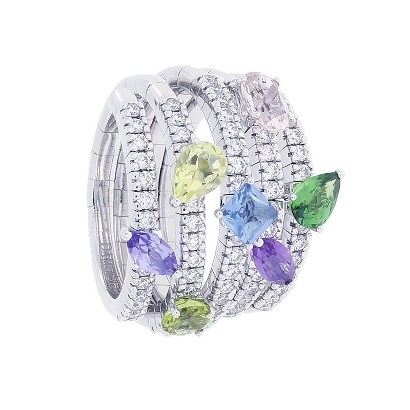 Damiani - Anello Notte Di San Lorenzo - Oro Bianco - Diamante