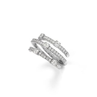 Damiani - Anello In Oro Bianco - Notte Di San Lorenzo